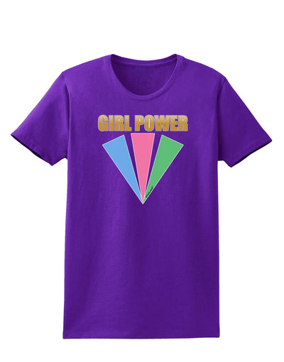 Girl Power Stripes Womens Dark T-Shirt by TooLoud-Womens T-Shirt-TooLoud-Purple-X-Small-Davson Sales