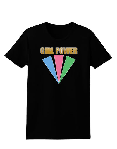 Girl Power Stripes Womens Dark T-Shirt by TooLoud-Womens T-Shirt-TooLoud-Black-X-Small-Davson Sales