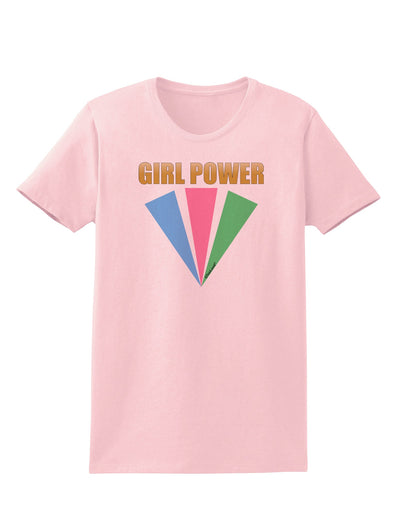 Girl Power Stripes Womens T-Shirt by TooLoud-Womens T-Shirt-TooLoud-PalePink-X-Small-Davson Sales