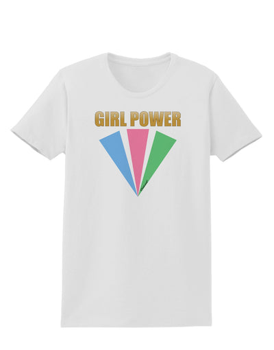 Girl Power Stripes Womens T-Shirt by TooLoud-Womens T-Shirt-TooLoud-White-X-Small-Davson Sales