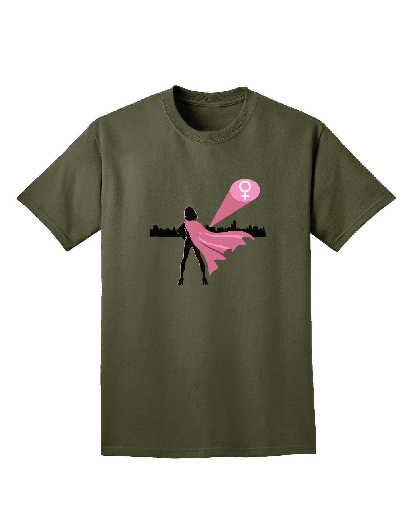 Girl Power Women's Empowerment Adult Dark T-Shirt by TooLoud-Mens T-Shirt-TooLoud-Military-Green-Small-Davson Sales