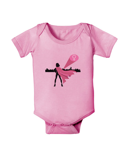 Girl Power Women's Empowerment Baby Romper Bodysuit by TooLoud-Baby Romper-TooLoud-Pink-06-Months-Davson Sales