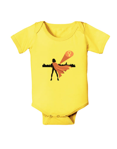 Girl Power Women's Empowerment Baby Romper Bodysuit by TooLoud-Baby Romper-TooLoud-Yellow-06-Months-Davson Sales