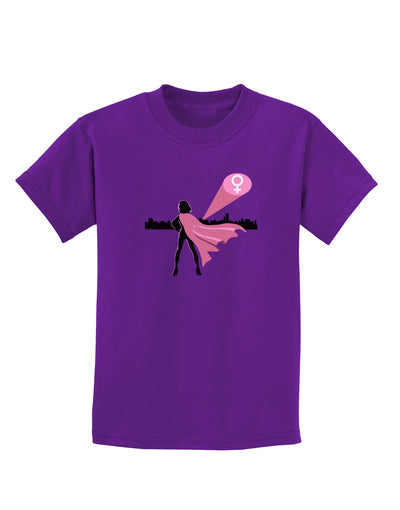 Girl Power Women's Empowerment Childrens Dark T-Shirt by TooLoud-Childrens T-Shirt-TooLoud-Purple-X-Small-Davson Sales