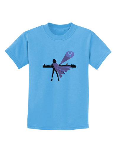 Girl Power Women's Empowerment Childrens T-Shirt by TooLoud-Childrens T-Shirt-TooLoud-Aquatic-Blue-X-Small-Davson Sales