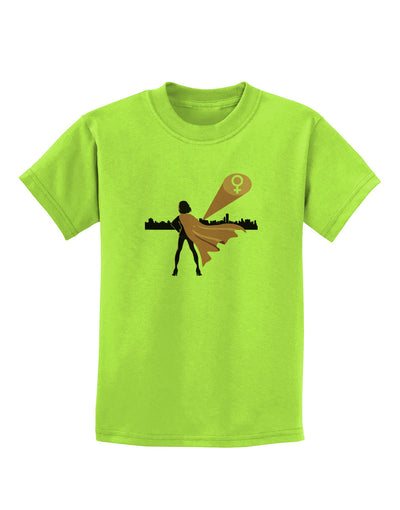 Girl Power Women's Empowerment Childrens T-Shirt by TooLoud-Childrens T-Shirt-TooLoud-Lime-Green-X-Small-Davson Sales