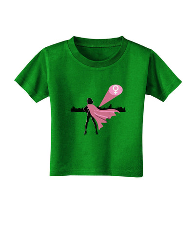 Girl Power Women's Empowerment Toddler T-Shirt Dark by TooLoud-Toddler T-Shirt-TooLoud-Clover-Green-2T-Davson Sales