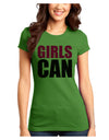 Girls Can Juniors T-Shirt by TooLoud-Womens Juniors T-Shirt-TooLoud-Kiwi-Green-Juniors Fitted X-Small-Davson Sales