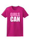 Girls Can Womens Dark T-Shirt by TooLoud-Womens T-Shirt-TooLoud-Hot-Pink-Small-Davson Sales