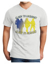 Glory to Ukraine Glory to Heroes Adult V-Neck T-shirt White 4XL Toolou