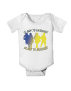 Glory to Ukraine Glory to Heroes Baby Romper Bodysuit-Baby Romper-TooLoud-White-06-Months-Davson Sales