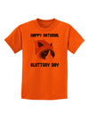 Gluttony Day Disgruntled Cat Childrens T-Shirt-Childrens T-Shirt-TooLoud-Orange-X-Small-Davson Sales
