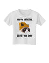 Gluttony Day Disgruntled Cat Toddler T-Shirt-Toddler T-Shirt-TooLoud-White-2T-Davson Sales