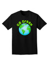 Go Green - Planet Earth Adult Dark T-Shirt-Mens T-Shirt-TooLoud-Black-Small-Davson Sales