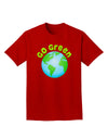 Go Green - Planet Earth Adult Dark T-Shirt-Mens T-Shirt-TooLoud-Red-Small-Davson Sales