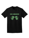 Go Green - St. Patrick's Day Green Beer Adult Dark T-Shirt by TooLoud-Mens T-Shirt-TooLoud-Black-Small-Davson Sales