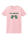 Go Green - St. Patrick's Day Green Beer Womens T-Shirt by TooLoud-Womens T-Shirt-TooLoud-PalePink-X-Small-Davson Sales