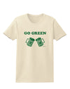 Go Green - St. Patrick's Day Green Beer Womens T-Shirt by TooLoud-Womens T-Shirt-TooLoud-Natural-X-Small-Davson Sales