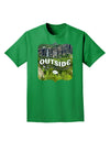 Go Outside - Beautiful Cliffs Adult Dark T-Shirt-Mens T-Shirt-TooLoud-Kelly-Green-Small-Davson Sales