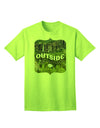 Go Outside - Beautiful Cliffs Adult T-Shirt-Mens T-Shirt-TooLoud-Neon-Green-Small-Davson Sales