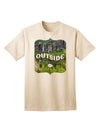 Go Outside - Beautiful Cliffs Adult T-Shirt-Mens T-Shirt-TooLoud-Natural-Small-Davson Sales