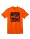 Go Outside - Beautiful Cliffs Adult T-Shirt-Mens T-Shirt-TooLoud-Orange-Small-Davson Sales