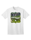 Go Outside - Beautiful Cliffs Adult T-Shirt-Mens T-Shirt-TooLoud-White-Small-Davson Sales