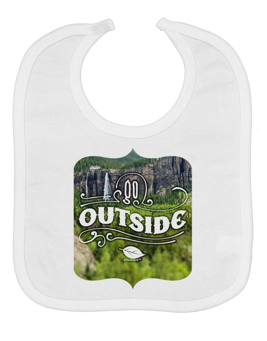 Go Outside - Beautiful Cliffs Baby Bib by