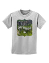 Go Outside - Beautiful Cliffs Childrens T-Shirt-Childrens T-Shirt-TooLoud-AshGray-X-Small-Davson Sales