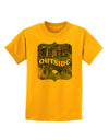 Go Outside - Beautiful Cliffs Childrens T-Shirt-Childrens T-Shirt-TooLoud-Gold-X-Small-Davson Sales