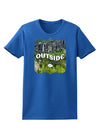 Go Outside - Beautiful Cliffs Womens Dark T-Shirt-TooLoud-Royal-Blue-X-Small-Davson Sales