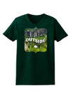 Go Outside - Beautiful Cliffs Womens Dark T-Shirt-TooLoud-Forest-Green-Small-Davson Sales