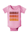 Gobble Gobble Gobble - Thanksgiving Baby Romper Bodysuit-Baby Romper-TooLoud-Light-Pink-06-Months-Davson Sales