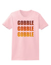 Gobble Gobble Gobble - Thanksgiving Womens T-Shirt-Womens T-Shirt-TooLoud-PalePink-X-Small-Davson Sales