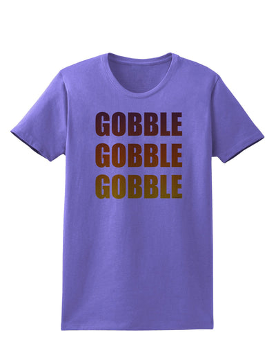 Gobble Gobble Gobble - Thanksgiving Womens T-Shirt-Womens T-Shirt-TooLoud-Violet-X-Small-Davson Sales