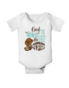 God put Angels on Earth and called them Cowboys  Baby Romper Bodysuit 