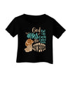 God put Angels on Earth and called them Cowboys Infant T-Shirt-Infant T-Shirt-TooLoud-Black-06-Months-Davson Sales