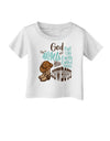 God put Angels on Earth and called them Cowboys Infant T-Shirt-Infant T-Shirt-TooLoud-White-06-Months-Davson Sales