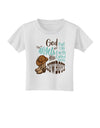 God put Angels on Earth and called them Cowboys Toddler T-Shirt-Toddler T-shirt-TooLoud-White-2T-Davson Sales