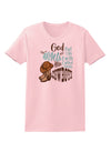 God put Angels on Earth and called them Cowboys Womens T-Shirt-Womens T-Shirt-TooLoud-PalePink-X-Small-Davson Sales