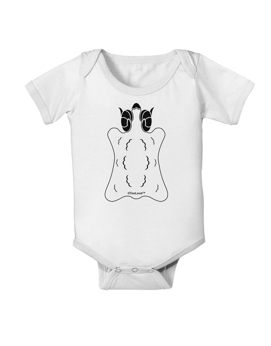 Golden Fleece Black and White Design Baby Romper Bodysuit by TooLoud-Baby Romper-TooLoud-White-06-Months-Davson Sales