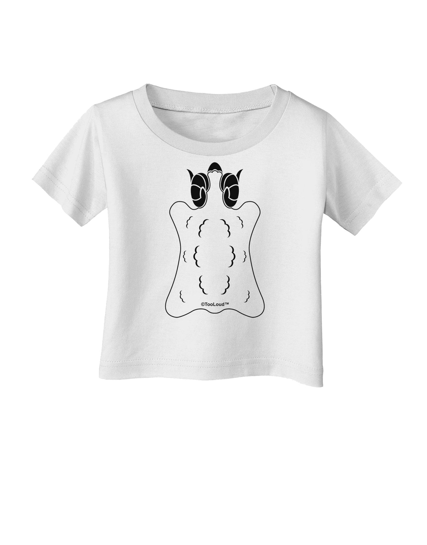 Golden Fleece Black and White Design Infant T-Shirt by TooLoud-Infant T-Shirt-TooLoud-White-06-Months-Davson Sales