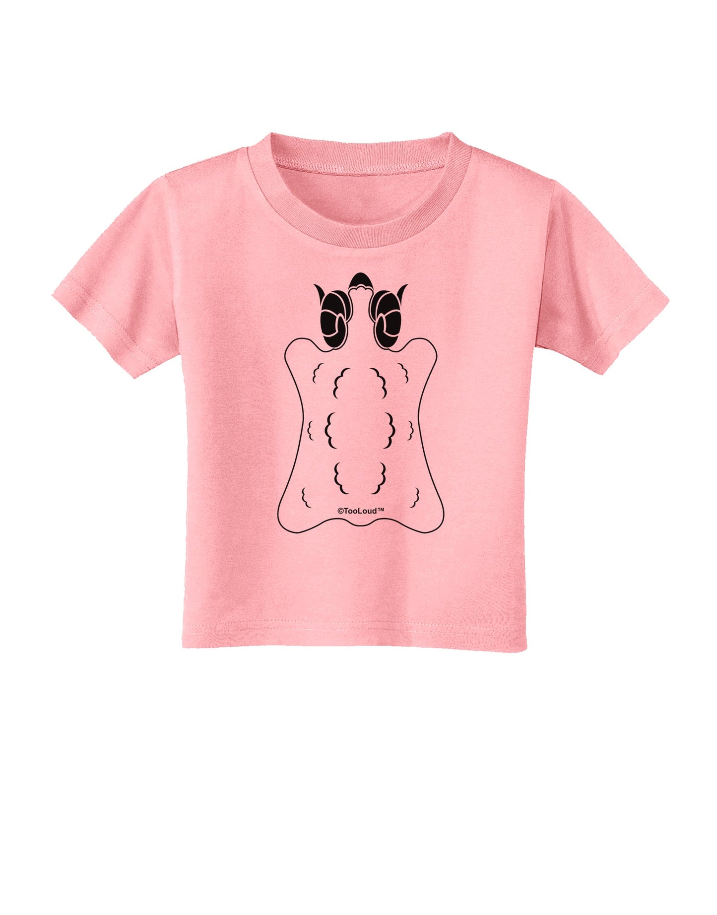 Golden Fleece Black and White Design Toddler T-Shirt by TooLoud-Toddler T-Shirt-TooLoud-Candy-Pink-2T-Davson Sales