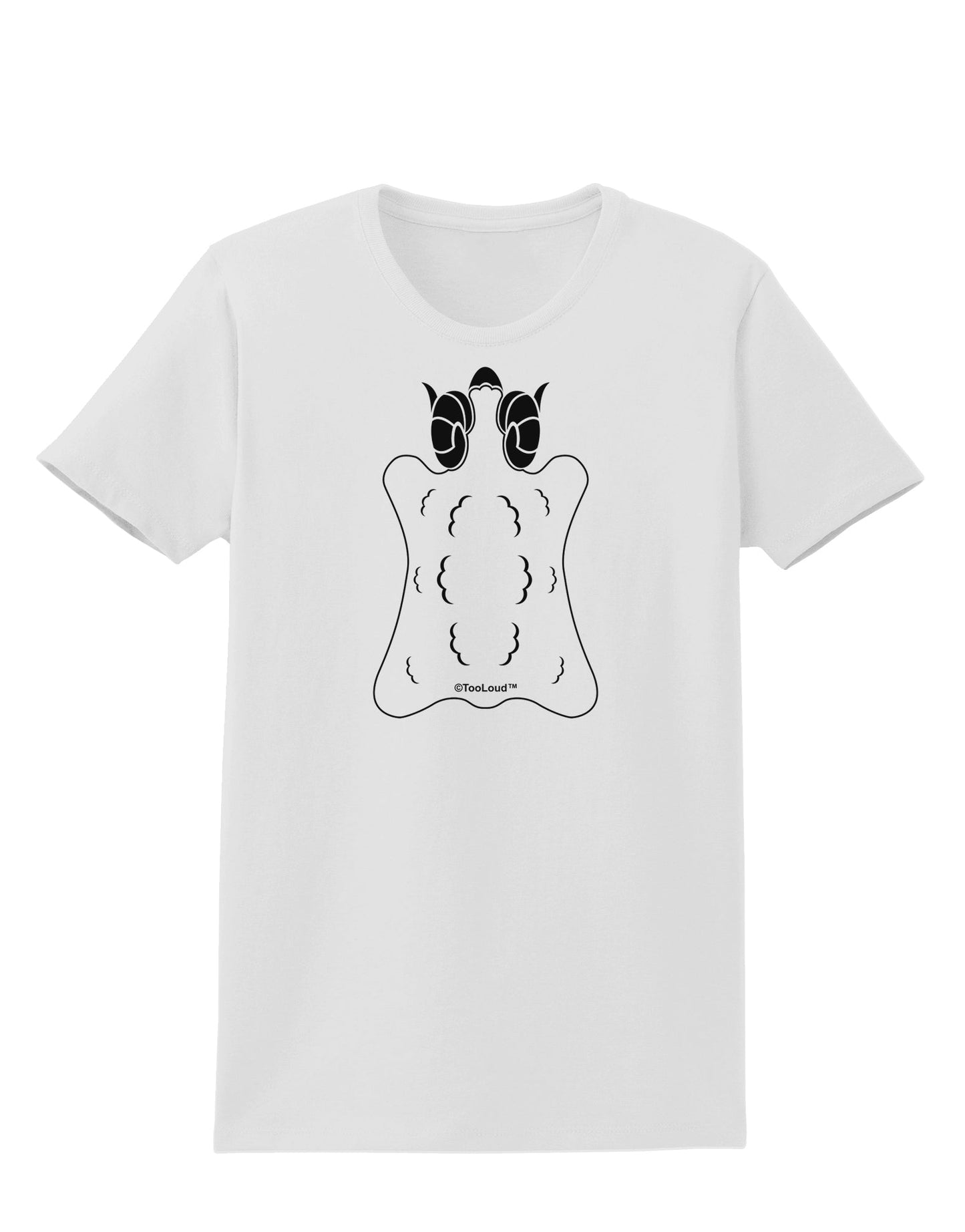 Golden Fleece Black and White Design Womens T-Shirt by TooLoud-Womens T-Shirt-TooLoud-White-X-Small-Davson Sales
