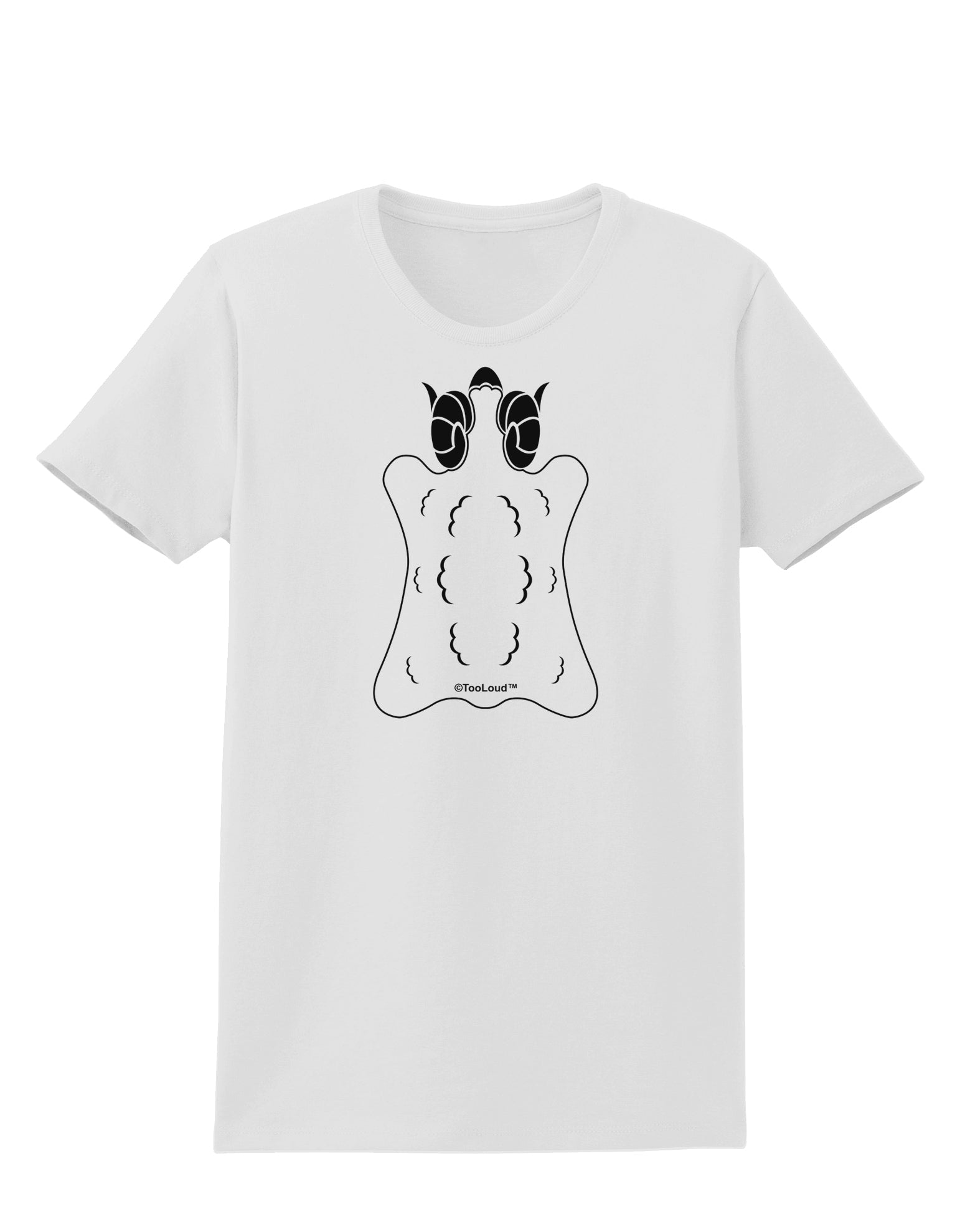 Golden Fleece Black and White Design Womens T-Shirt by TooLoud-Womens T-Shirt-TooLoud-White-X-Small-Davson Sales