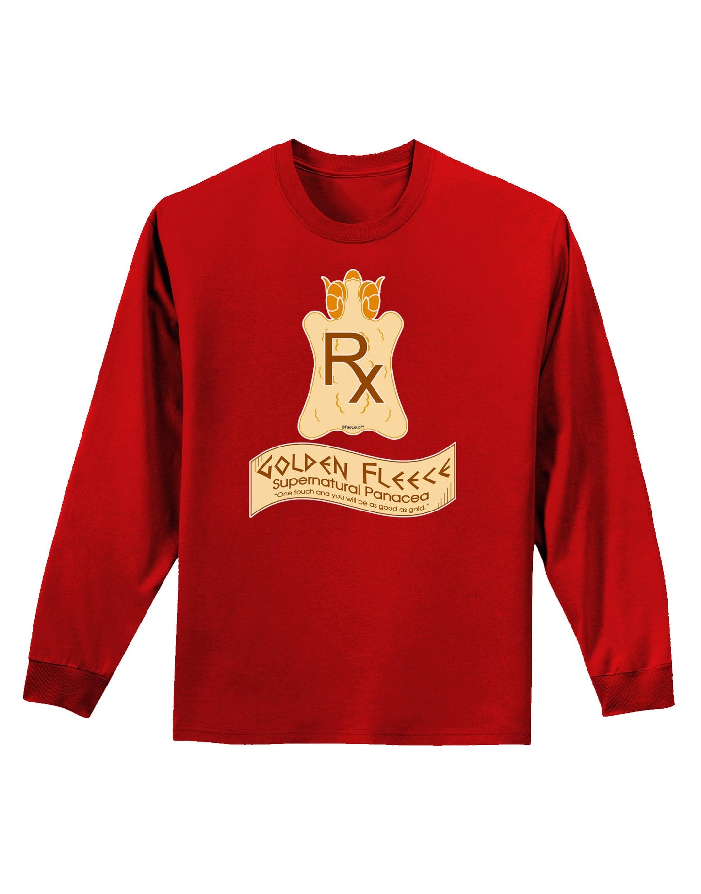 Golden Fleece - Supernatural Panacea Adult Long Sleeve Dark T-Shirt by TooLoud-TooLoud-Red-Small-Davson Sales
