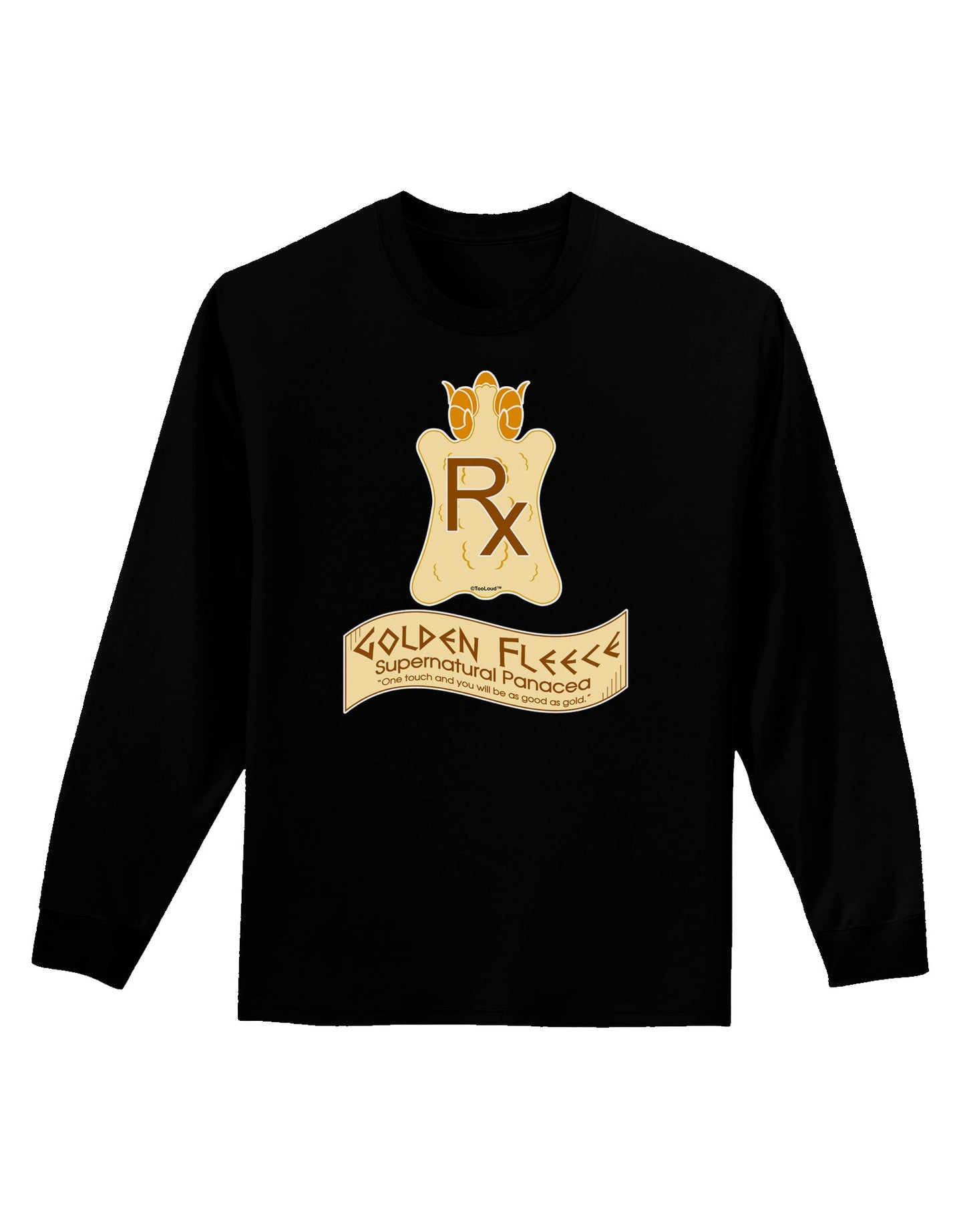 Golden Fleece - Supernatural Panacea Adult Long Sleeve Dark T-Shirt by TooLoud-TooLoud-Black-Small-Davson Sales