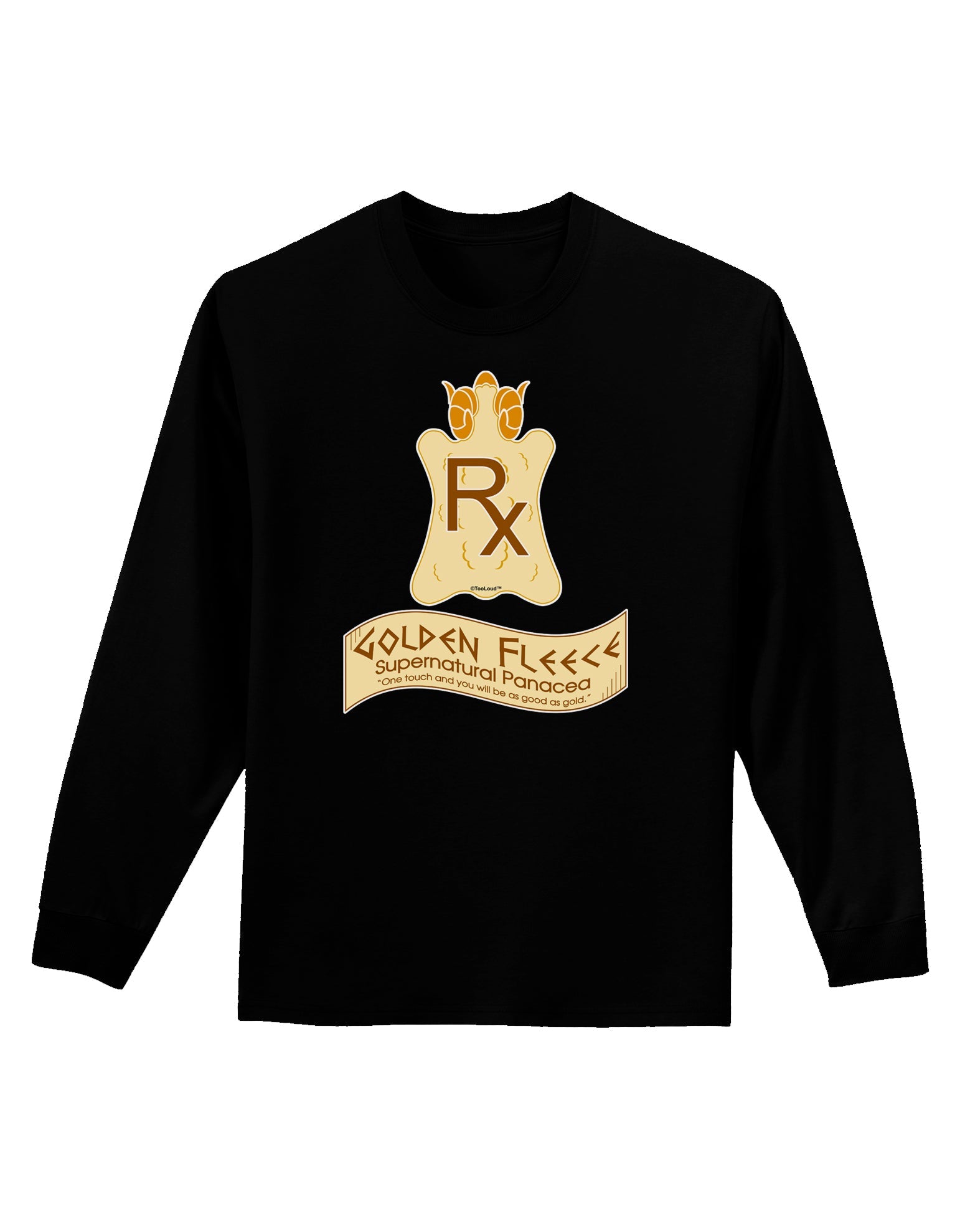 Golden Fleece - Supernatural Panacea Adult Long Sleeve Dark T-Shirt by TooLoud-TooLoud-Black-Small-Davson Sales