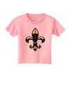 Golden Fleur de Lis Toddler T-Shirt-Toddler T-Shirt-TooLoud-Candy-Pink-2T-Davson Sales