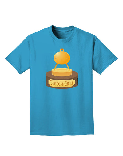 Golden Grill Trophy Adult Dark T-Shirt by TooLoud-Mens T-Shirt-TooLoud-Turquoise-Small-Davson Sales